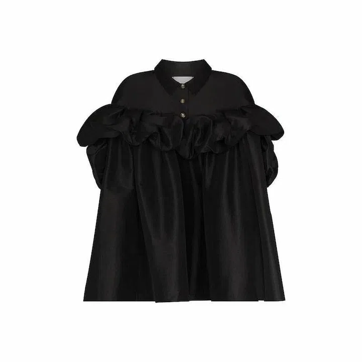 Estella Ruffle-detail Minidress, $585, Kika Vargas at Farfetch