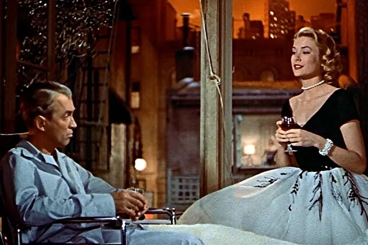 Lisa. Carol. Fremont. Grace Kelly’s first scene in Rear Window remains one of cinema’s most glamorous leading lady moments, in one of Alfred Hitchcock’s all-time best films. Spirited and adventurous (she and Thelma Ritter do all the risky snooping while James Stewart, injured and housebound, urges caution from afar in a gender role-reversal), Lisa was a surprisingly progressive heroine for the era. While the pampered fashion editor may seem a quaint and dated character by today’s feminist standards, the same can’t be said of her impeccable Edith Head wardrobe.
Image: Pinterest