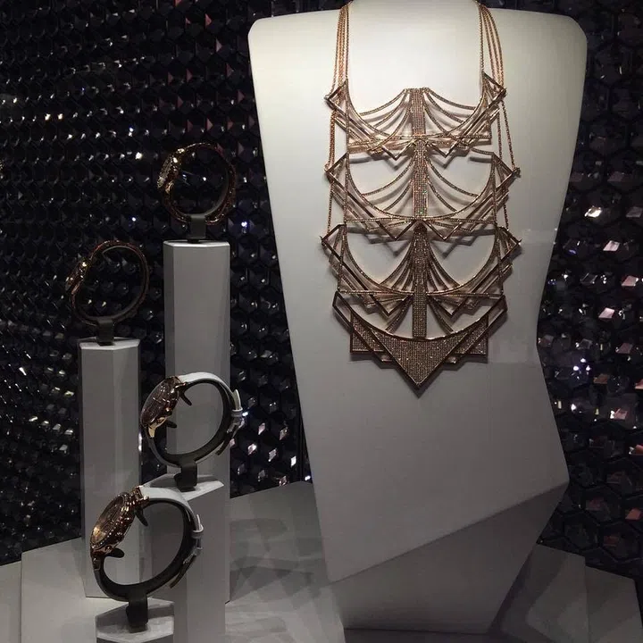 Swarovski's moto for the year is "Be Brilliant", something that you'll have no problems being with one of these on your neck
