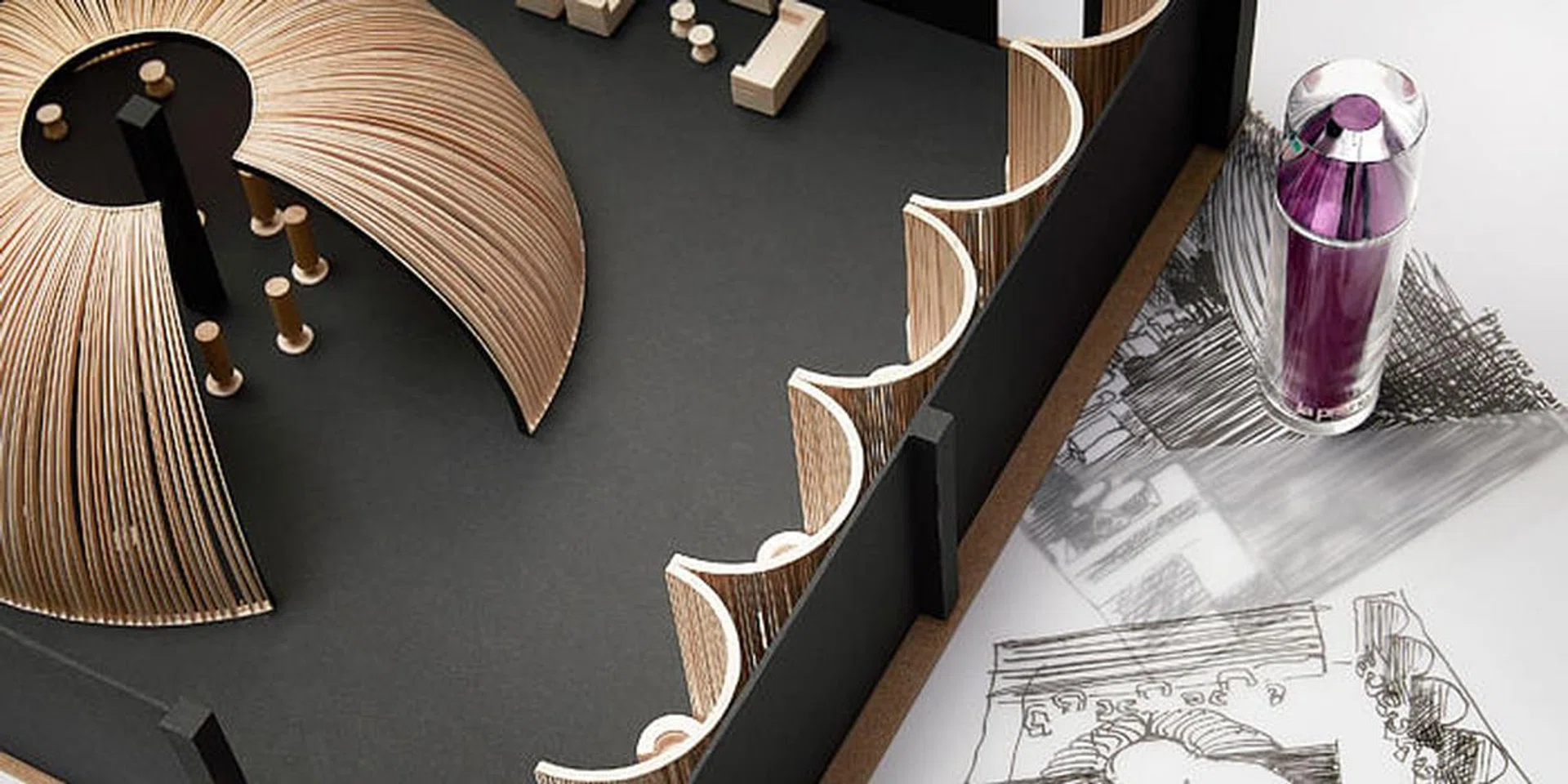 La Prairie x Mario Botta Archisculpture art installation