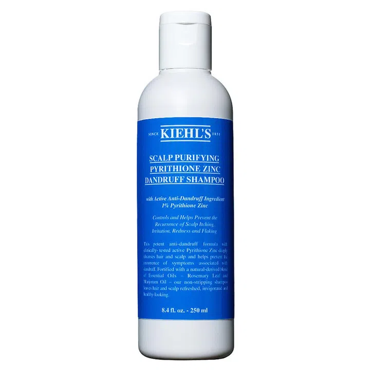A healthy scalp is vital
to healthy hair. Pyrithione zinc inhibits the proliferation of dandruff-causing fungus and relieves itching while rosemary oil strengthens the scalp.