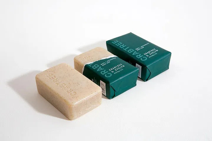 Crabtree Buff &amp; Invigorate Body Bar, $22 for 200g. Photo: Crabtree &amp; Evelyn