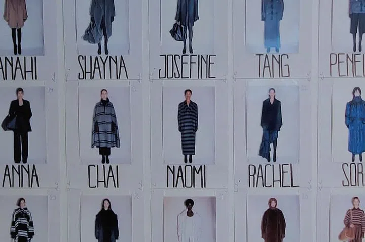 Backstage at Max Mara.