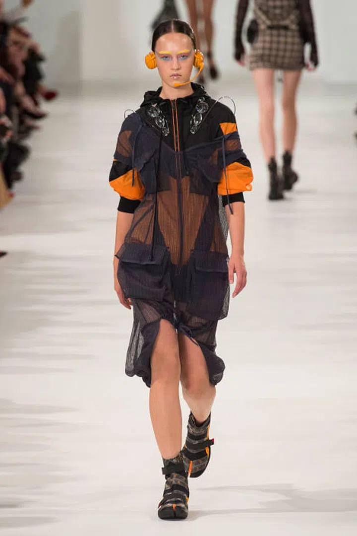 Recreate Margiela's Futuristic feel with sporty separates and chunky headphones.