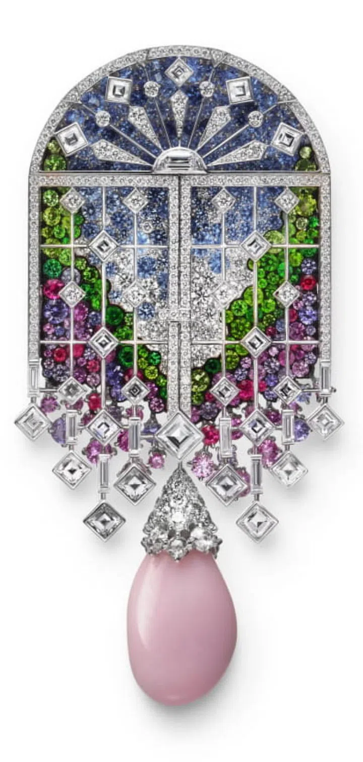 Mikimoto is famed for its decadent pearl creations, explaining why its latest collection might strike some as thoroughly surprising. While the Japanese Maison’s pearls still make their presence seen and felt, the collection (which takes inspiration from the gardens in the royal grounds of European aristocracy) showcases a trove of coloured gemstones that accentuate the beauty of its glimmering orbs.

