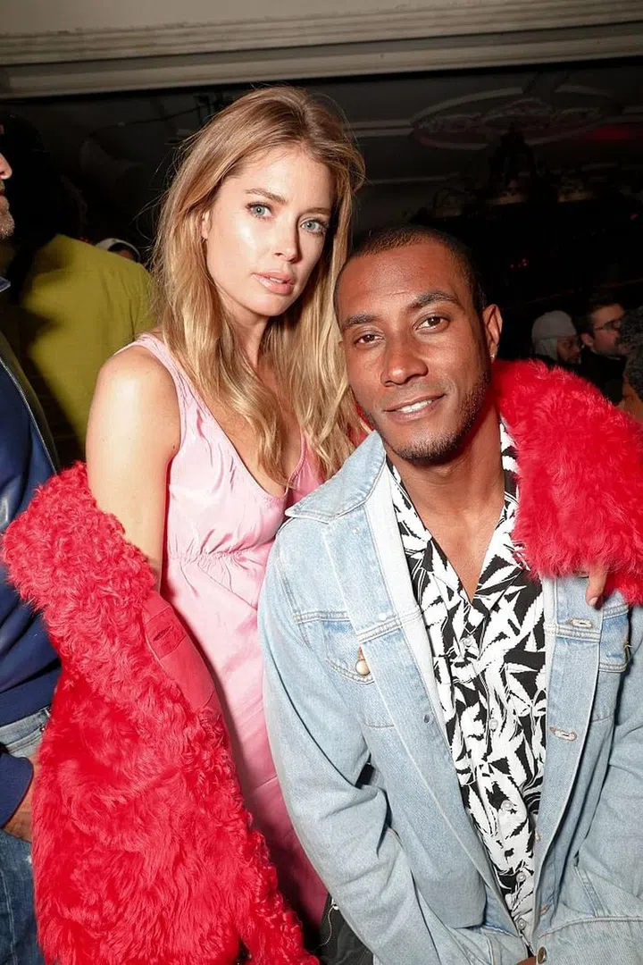 Doutzen Kroes in Sies Marjan with Sunnery James