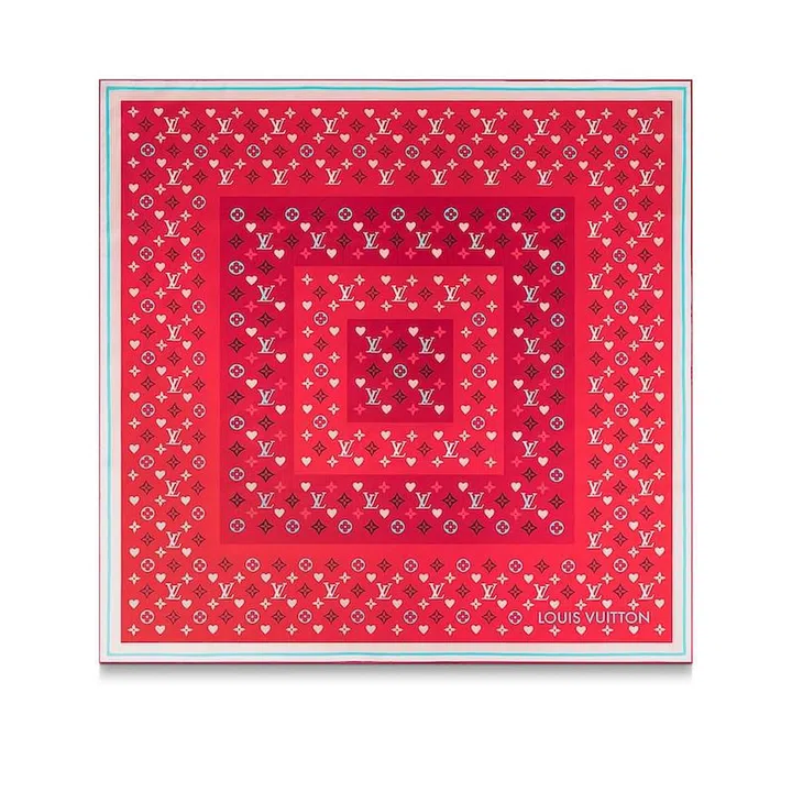 Game On Square Scarf, $730, Louis Vuitton