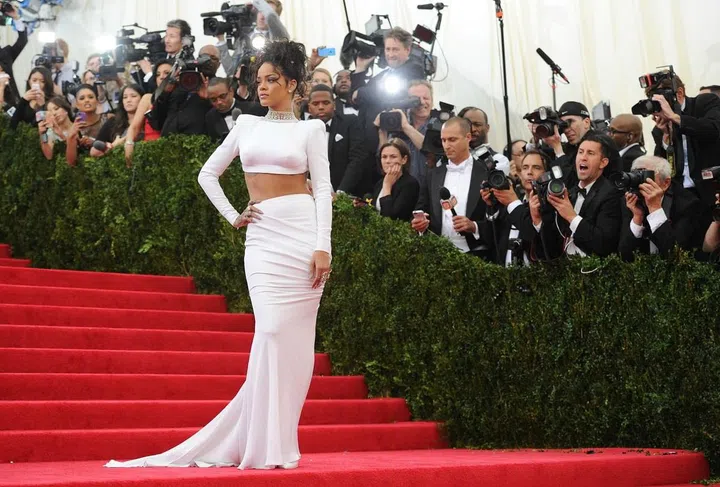 Rihanna in Stella McCartney at the MET Gala 2014
