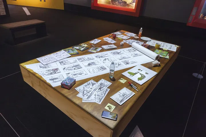 Reconstruction of DreamWorks' real-life workspaces