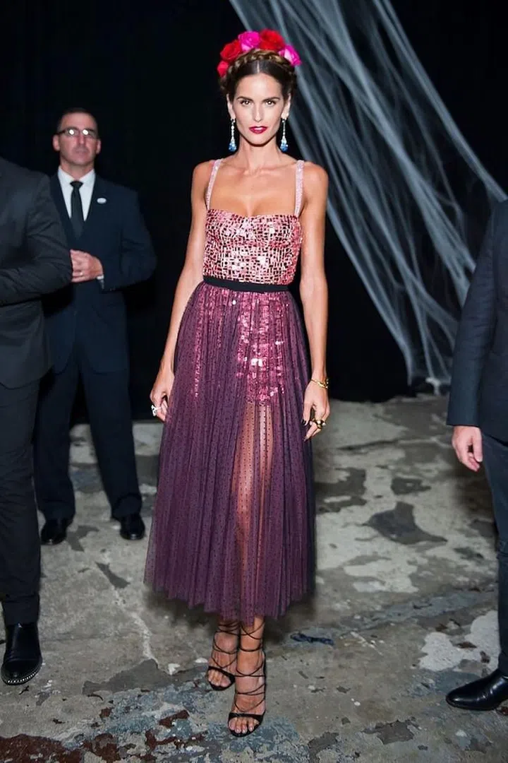 at amfAR's Halloween party. Photo: Getty 