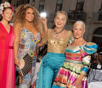 All The Celebrities At The Dolce & Gabbana Alta Moda Women’s Show In Sicily, Italy
