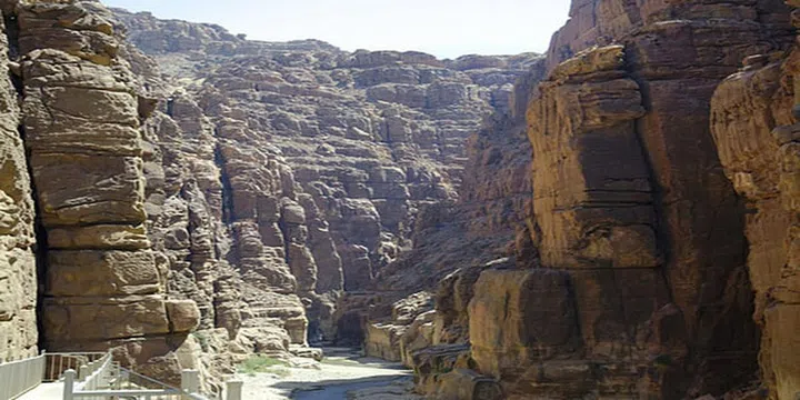 Located near the Dead Sea, this is the lowest nature reserve at 400 meters below sea level. While you go on a (long) hike, you can see more than 300 types of plants alongside rare species of mountain animals and cats roaming around the area. 

TIP: Wear waterproof shoes as you will walk on slippery surfaces. 

Photo: AFAR