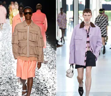 Menswear spring summer 2025 fashion trends pastel utility workwear