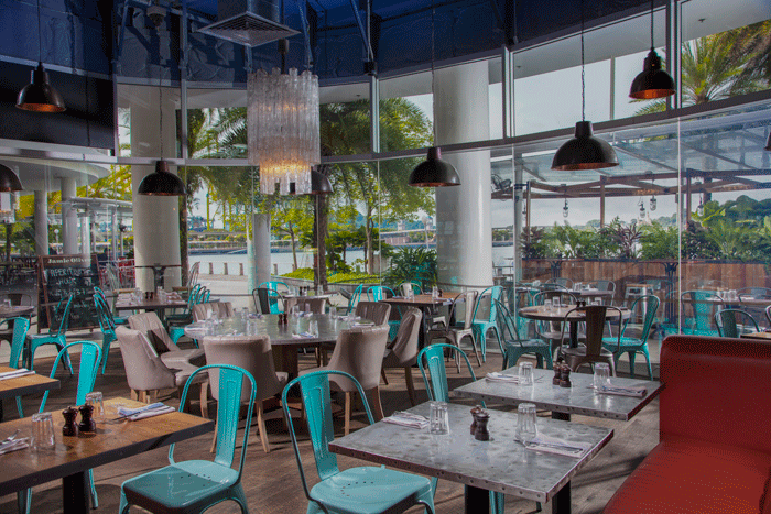 Head to Jamie’s Italian for a hearty meal.