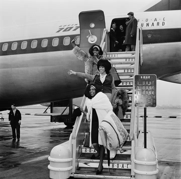 Also arriving at Heathrow in 1965.

Photo: Getty 