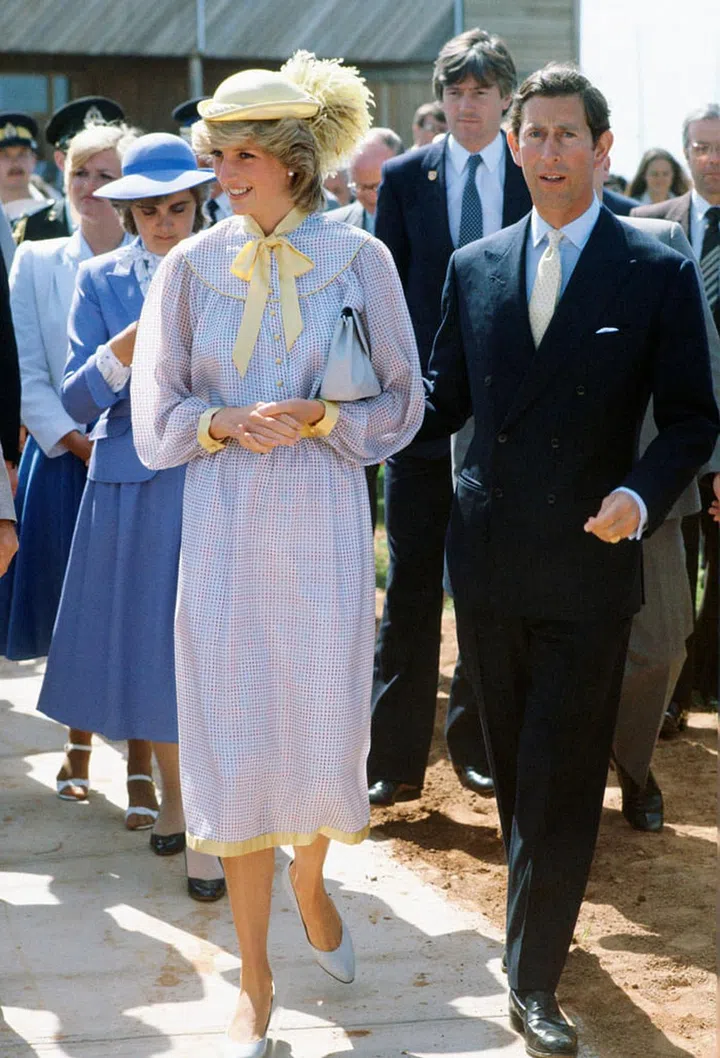 And this jaunty, feathery chapeau. Photo: Getty 