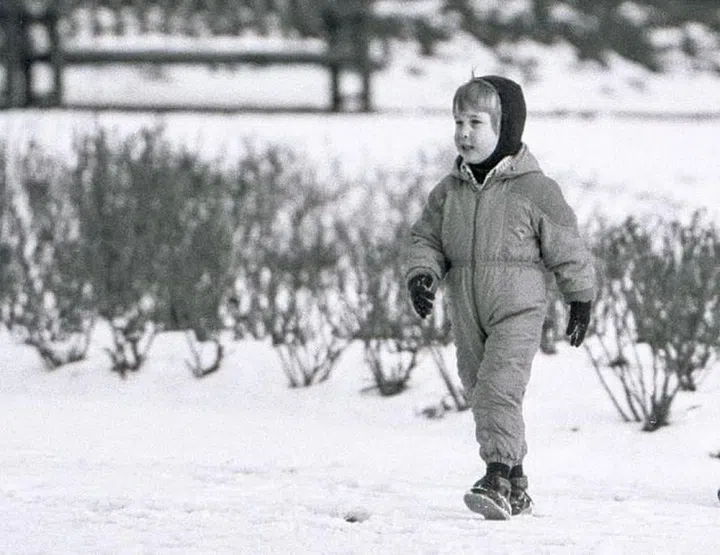 The Duke of Cambridge on February 11, 1986. Photo: Getty 