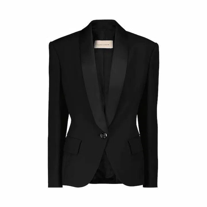 Wool Tuxedo Blazer, $1,747, Alexandre Vauthier at Mytheresa