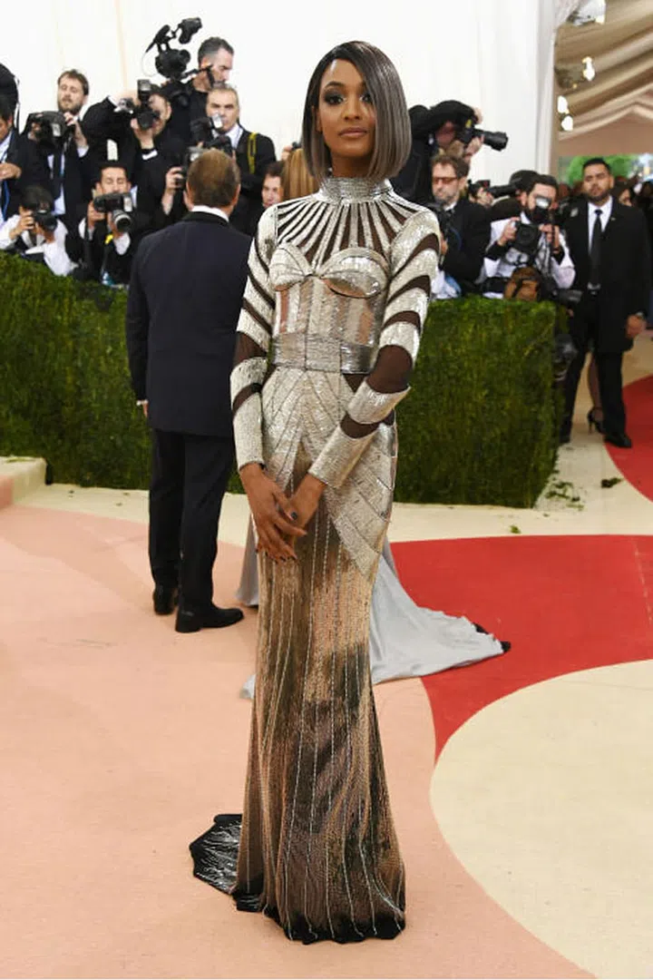 Jourdan Dunn in Balmain. Photo: Getty.
