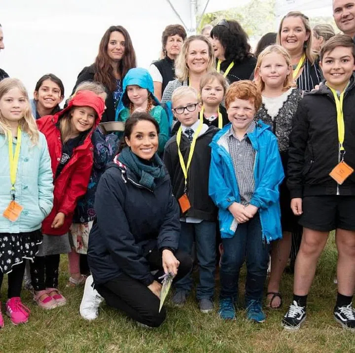 Meghan and Harry visit Abel Tasman National Park in New Zealand. Photo: Getty 