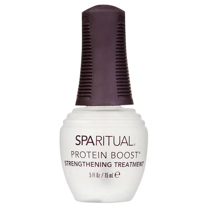 Plant-based proteins replace lost nutrients and bind nail layers together for stronger  nails.