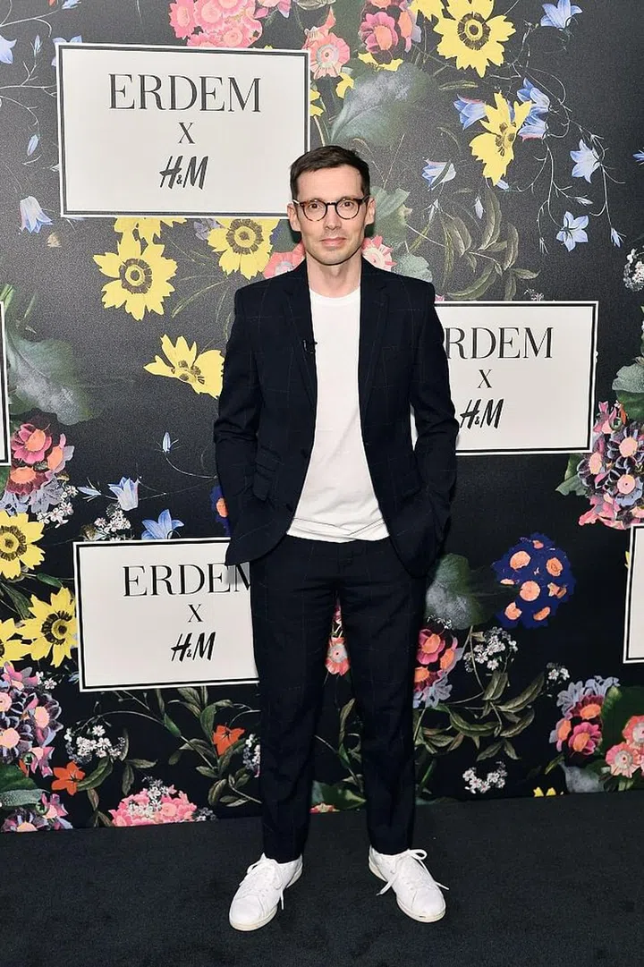 LOS ANGELES, CA - OCTOBER 18:  Erdem Moralioglu at H&amp;M x ERDEM Runway Show &amp; Party at The Ebell Club of Los Angeles on October 18, 2017 in Los Angeles, California.  (Photo by Stefanie Keenan/Getty Images for H&amp;M x ERDEM)