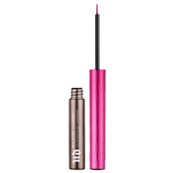 Line your eyes with this dark rose gold for a Harley Quinn-esque look.