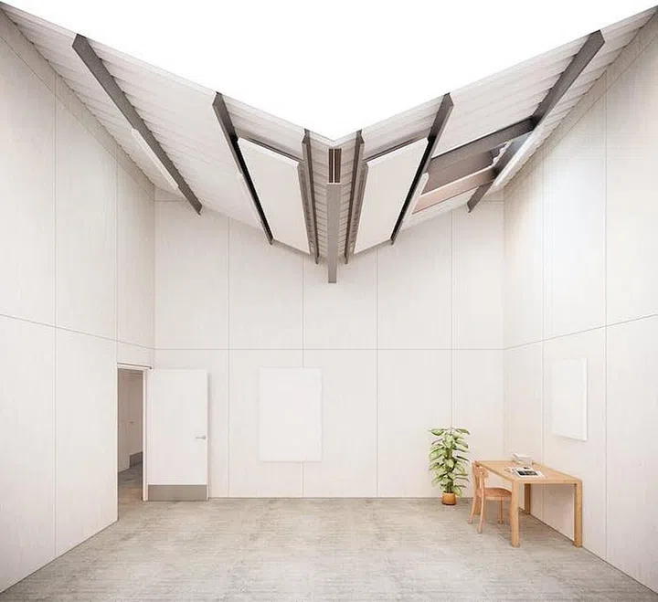 An artist’s studio supported by the LOEWE Foundation and Studio Voltaire. (Photo: LOEWE)