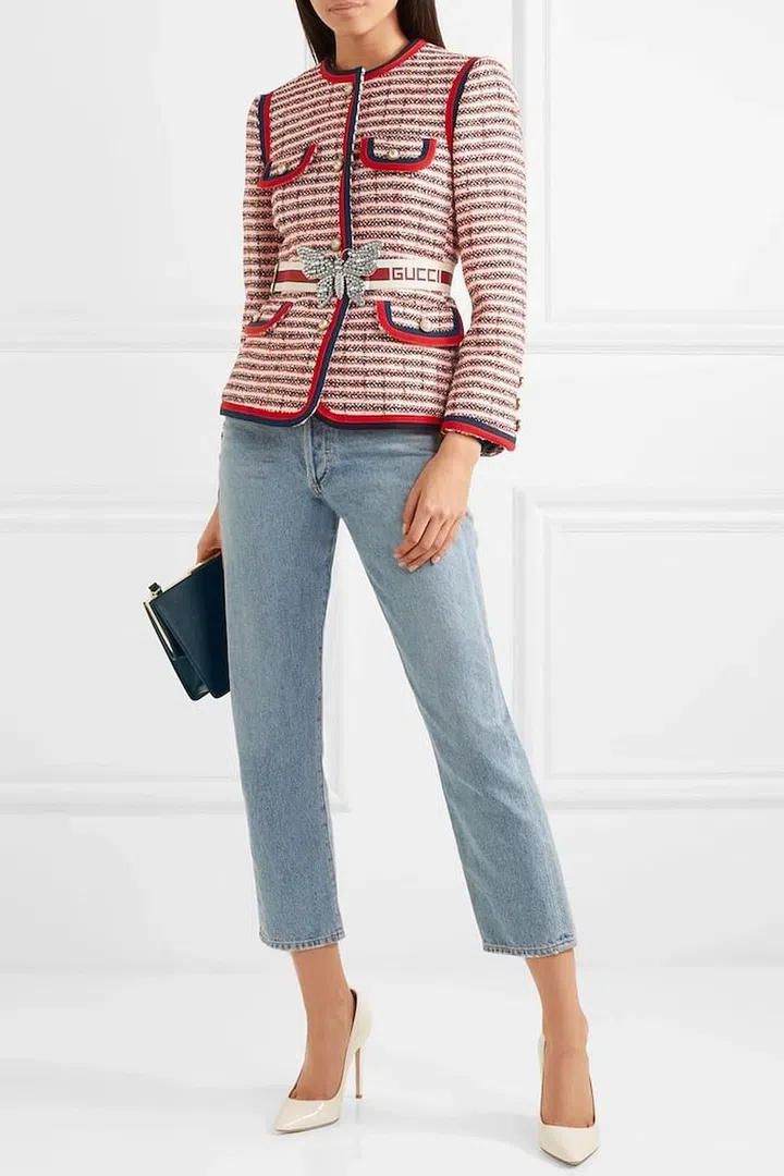 Tweed Jacket, $4,150, Gucci at Net-a-Porter