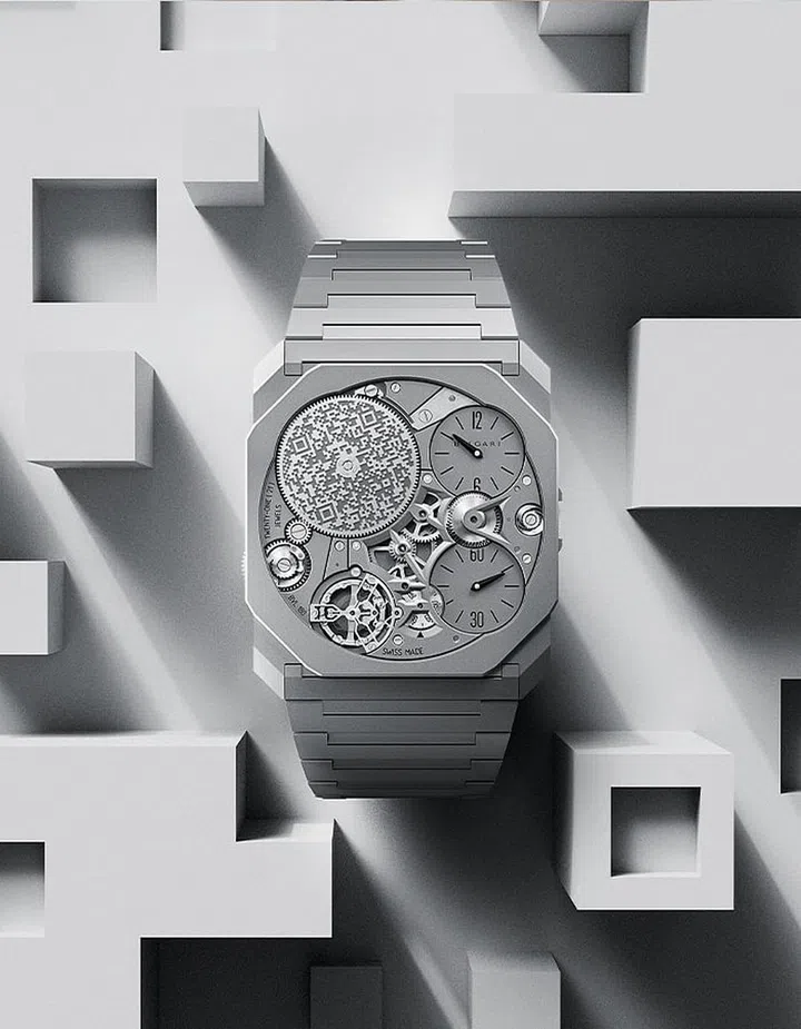 The Octo Finissimo Ultra is the world’s thinnest mechanical watch. (Photo: Bvlgari)