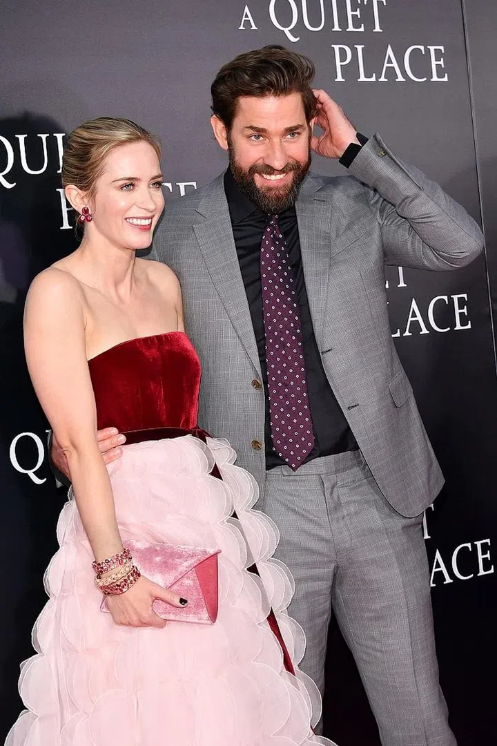 NEW YORK, NY - APRIL 02:  Actors Emily Blunt and John Krasinski attend the "A Quiet Place" New York Premiere at AMC Lincoln Square Theater on April 2, 2018 in New York City.  (Photo by Dia Dipasupil/WireImage)