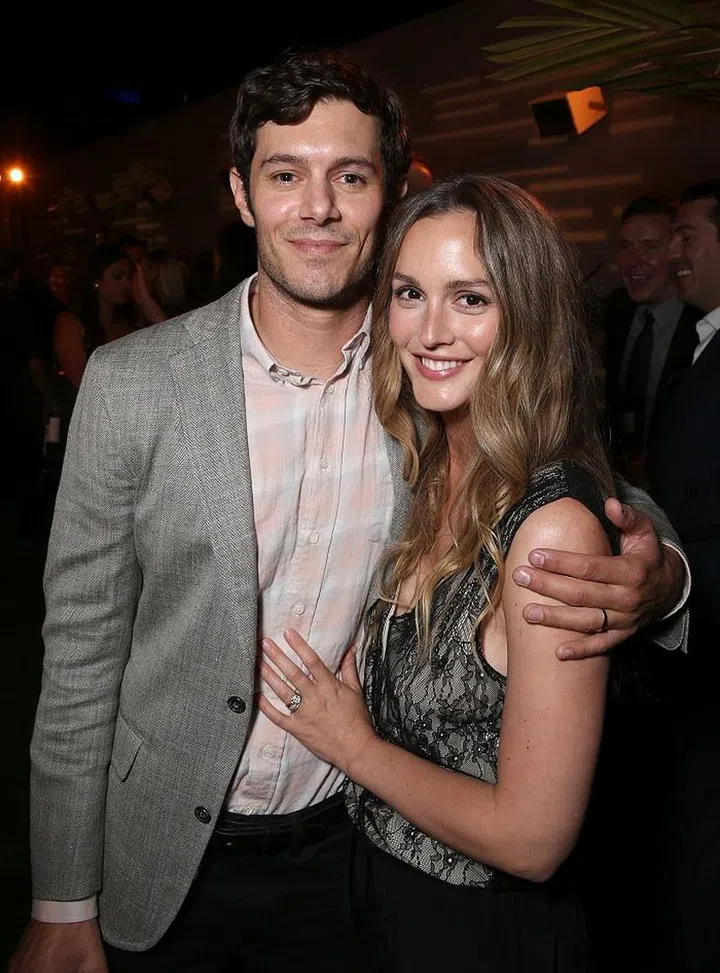 LOS ANGELES, CA - AUGUST 23:  Adam Brody and Leighton Meester attend the after party for the premiere pf Crackle's "Startup" on August 23, 2016 in Los Angeles, California.  (Photo by Todd Williamson/Getty Images)