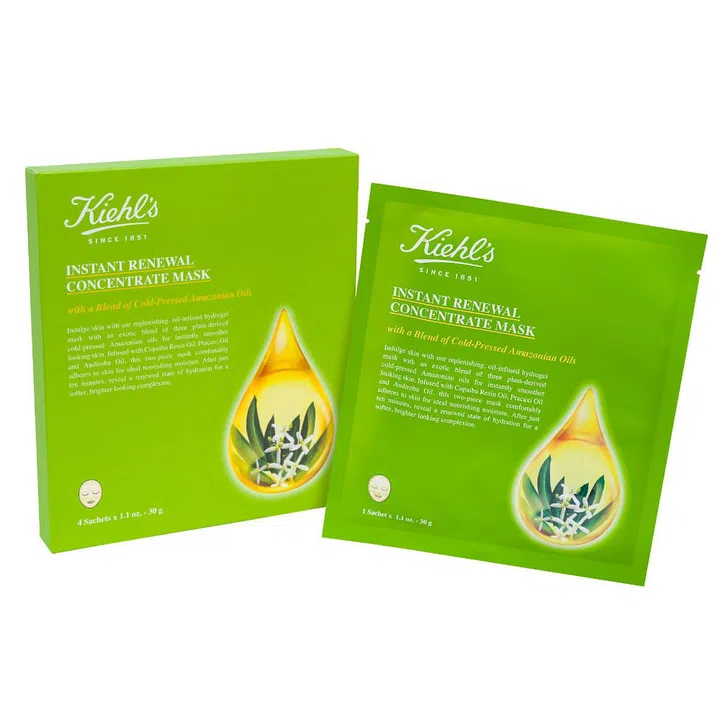 This mask uses a unique hydrogel-biocellulose technology that comfortably adheres to the face and leaves skin dewy – no dripping mess. It is infused with a blend of three plant-derived cold-pressed Amazonian oils, namely Copaiba Resin to soothe, Pracaxi to moisturise, smooth and refine, and Andriroba to fortify the skin’s protective barrier. Handle this mask with extra care as it is prone to break if you use too much force.