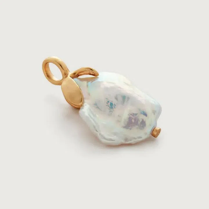Keshi Pearl Pendant Charm, $165, Monica Vinader