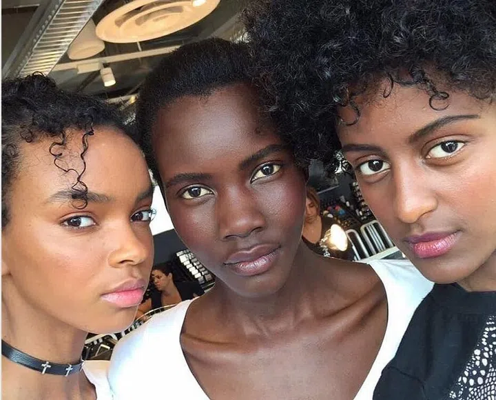 Fresh, radiant skin was the order of the day at Adam Lippes.