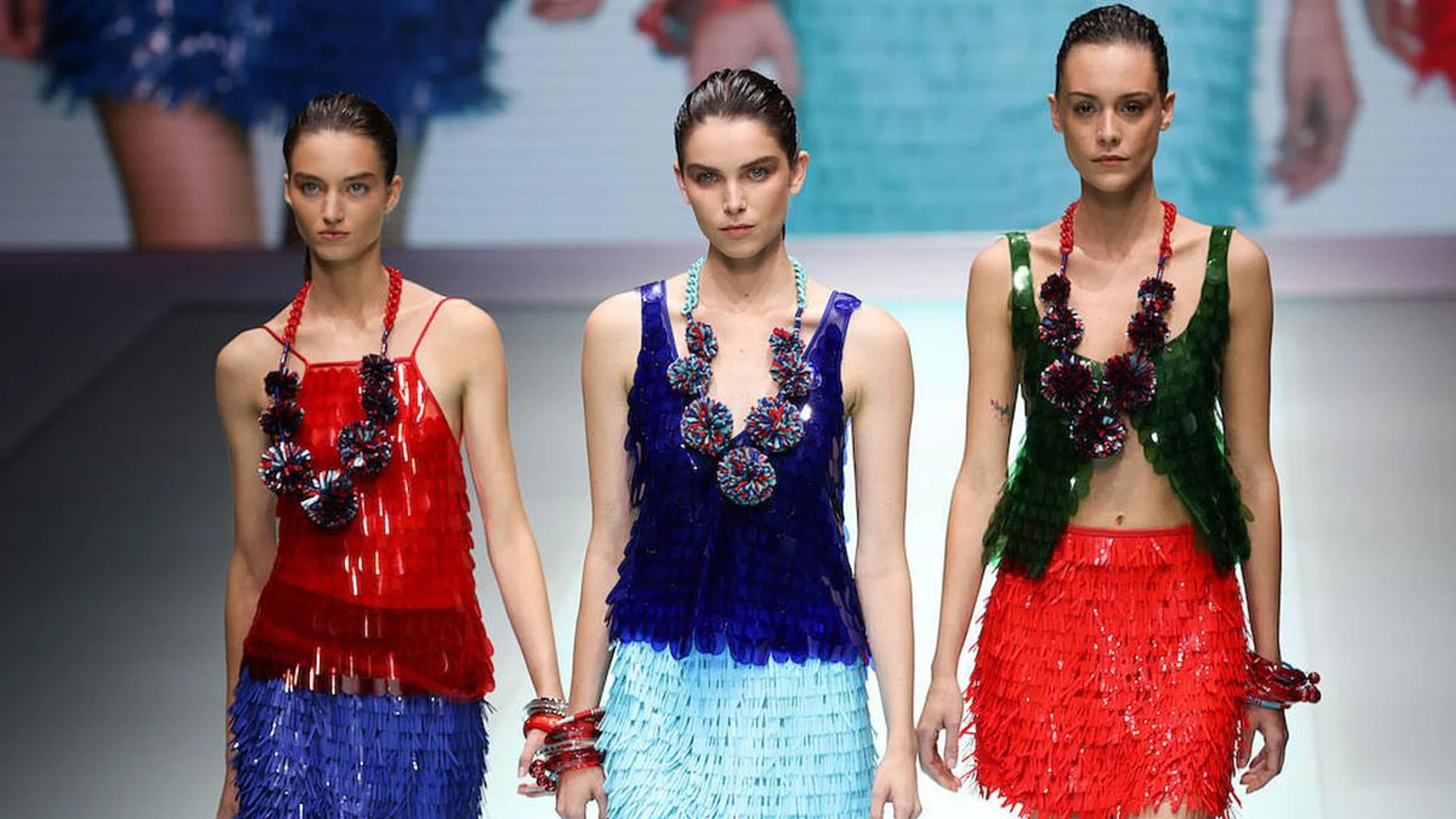 Emporio Armani fashion show during the Milan Fashion Week - Spring / Summer 2022 (Photo: Vittorio Zunino Celotto/Getty Images)
