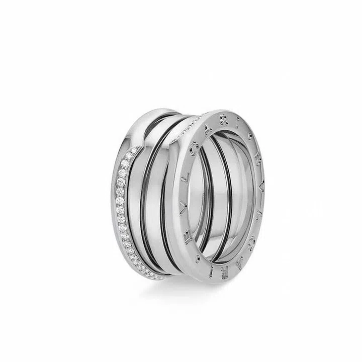 B.zero1 New Classic 18K White Gold Ring With Diamonds, $6,980