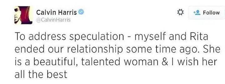 Calvin Harris, Rita Ora