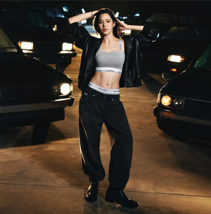 celebrity campaigns, lingling kwong x calvin klein