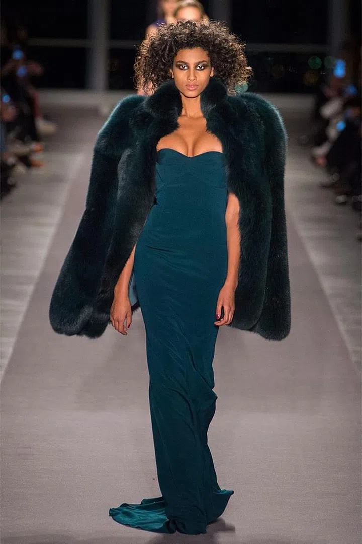 The coat of choice is a fur that knows how to make an entrance—think of the biggest star at Studio 54 on an especially frigid night. 
Pictured: Brandon Maxwell