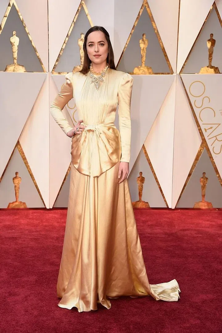in Gucci. Photo: Getty 