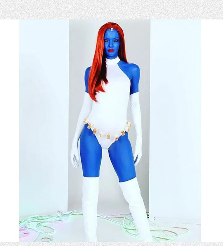 as Mystique from X-men. Photo: Instagram