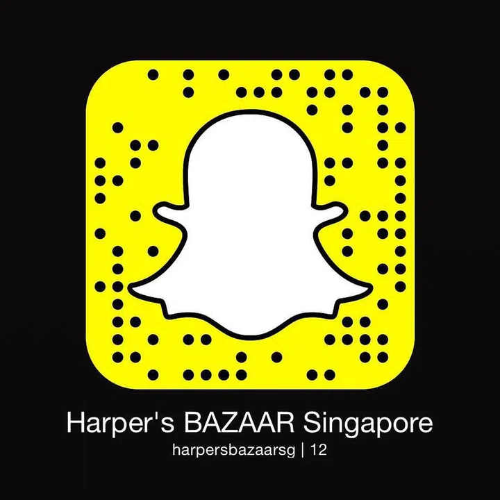 harper's bazaar singapore, snapchat