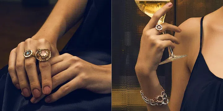 Journey rings and bracelet by Carrie K x Paige Parker