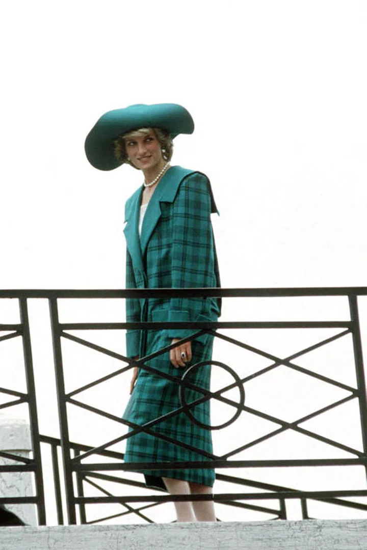 While most royals stuck to the traditional tartans, Diana rocked plaid in every colour imaginable in true 80s style.