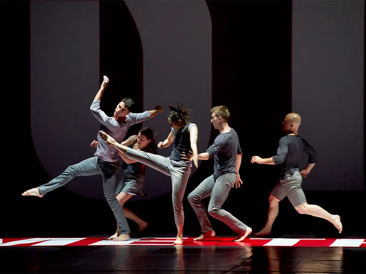 LA Dance project ensemble performing on stage