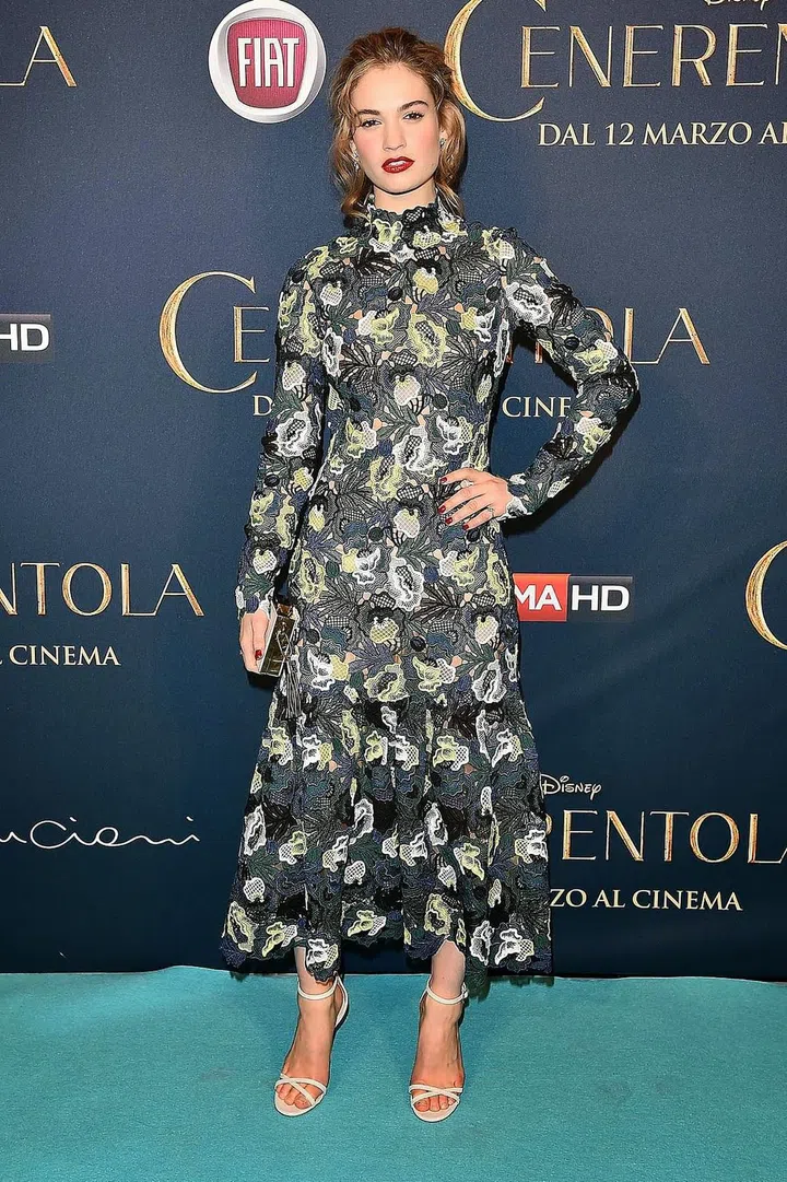 In Erdem at the Cinderella premiere in Milan