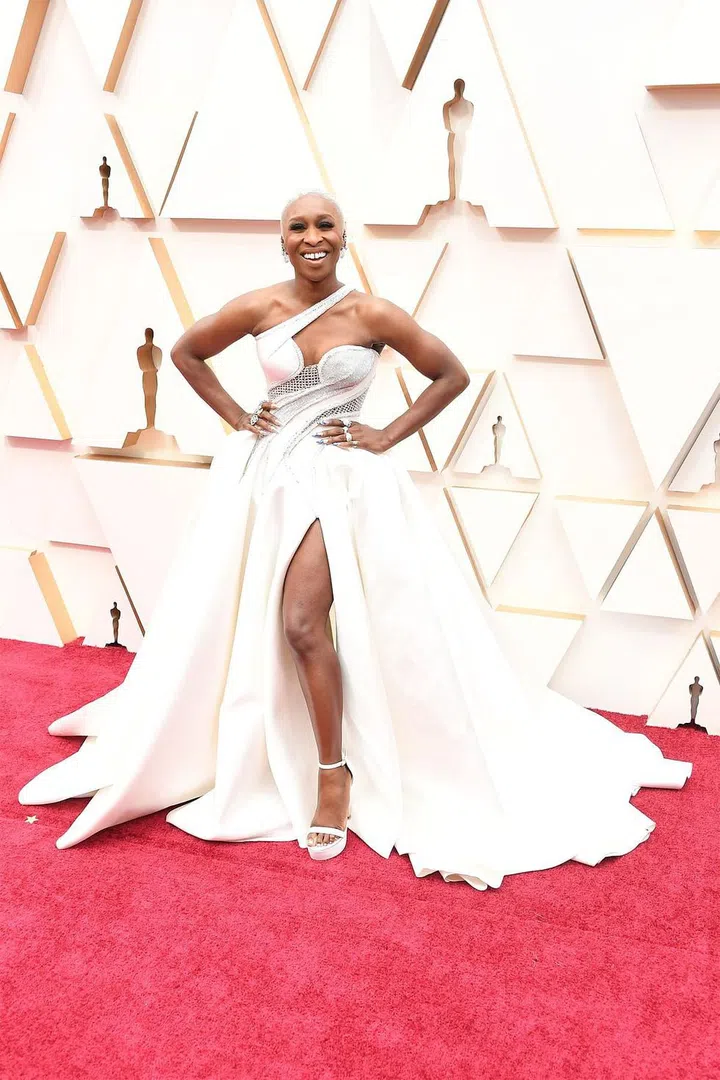 What: Atelier Versace

Why: Erivo has been a breakout red carpet star this season, culminating in this fitted gown that has all of the fashion super-hero vibes a girl could wish for. Photo: Getty
