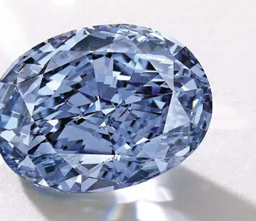 De Beers Millennium Jewel 4 blue diamond