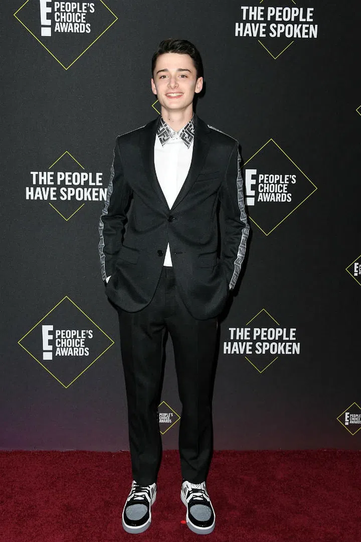 Noah Schnapp in a full Fendi ensemble.

Photo: Getty